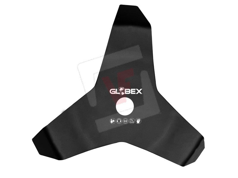 Globex 3-TEETH CURVED STEEL DISC FOR BRUSHCUTTER Ø mm. 300