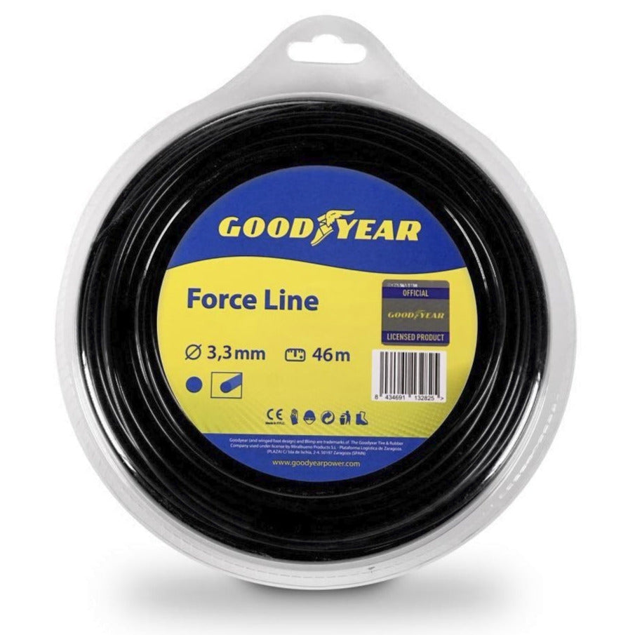 Filo Per Decespugliatore Tondo 3.3mm 46 metri GOODYEAR GY33046FN