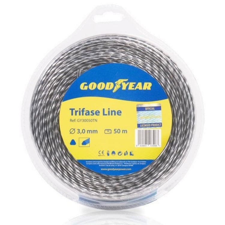 Filo Per Decespugliatore Triangolare 3mm 50 metri GoodYear GY30050TN