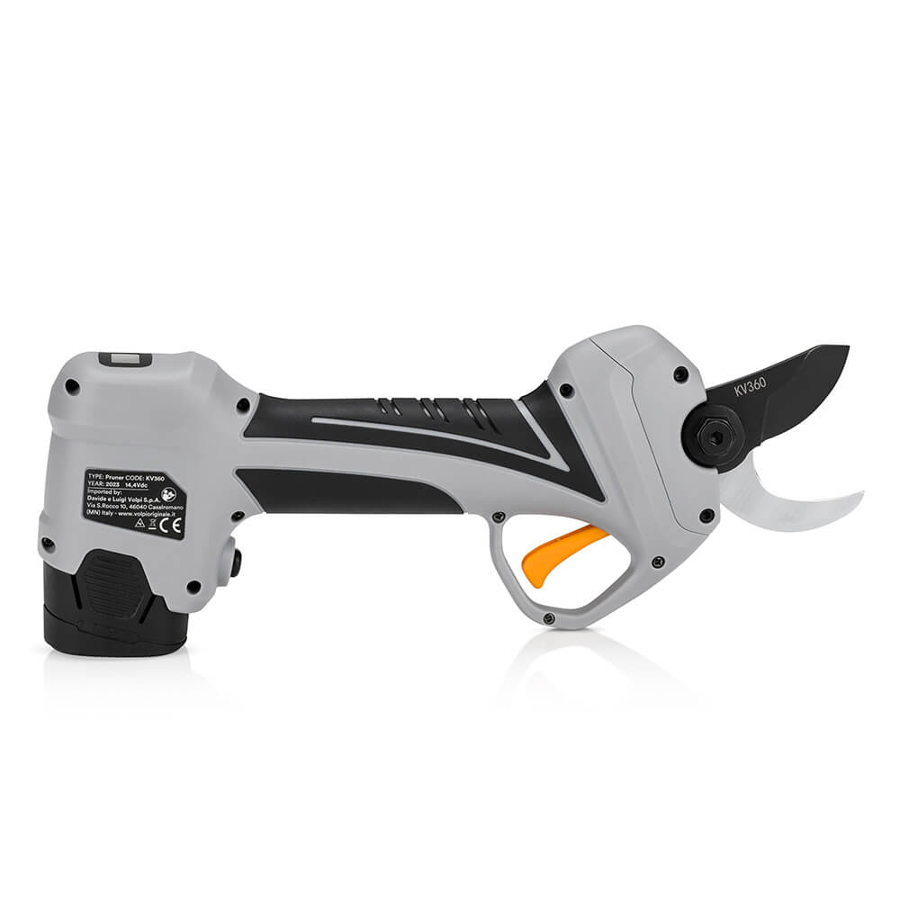 VOLPI FORBICE ELETTRONICA PER POTATURA KV360 CON 2 BATTERIE LITIO 14,4V - 2,5 AH