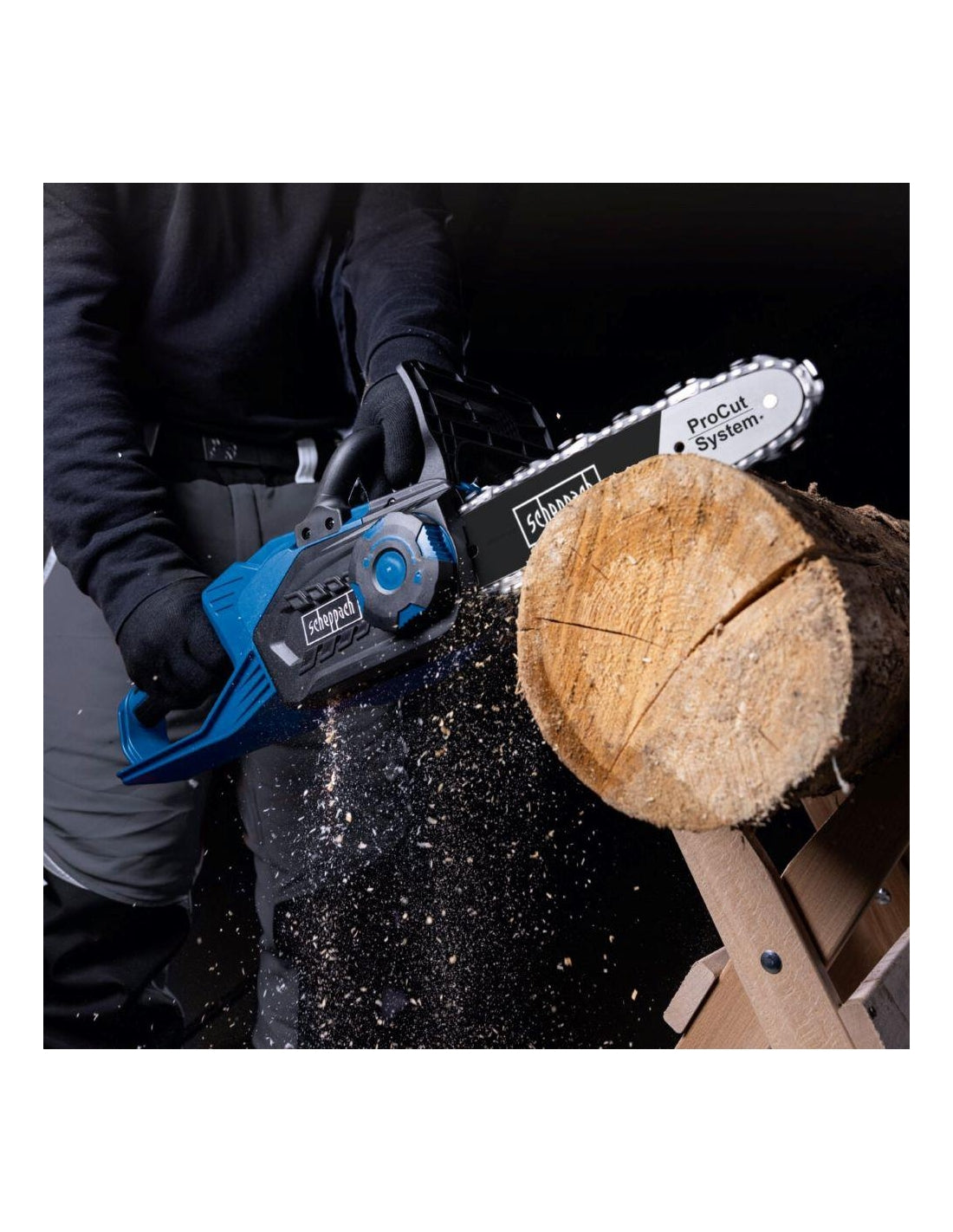 Chainsaw 20v 25.4cm blade without battery ixes Scheppach c-cs254-x