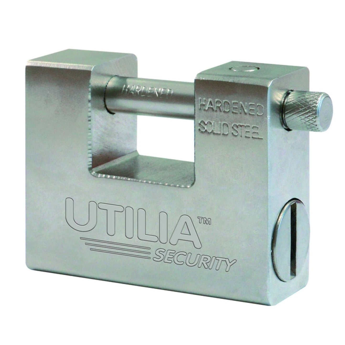 Utilia Security Lucchetto Antiscasso Monoblocco 84mm