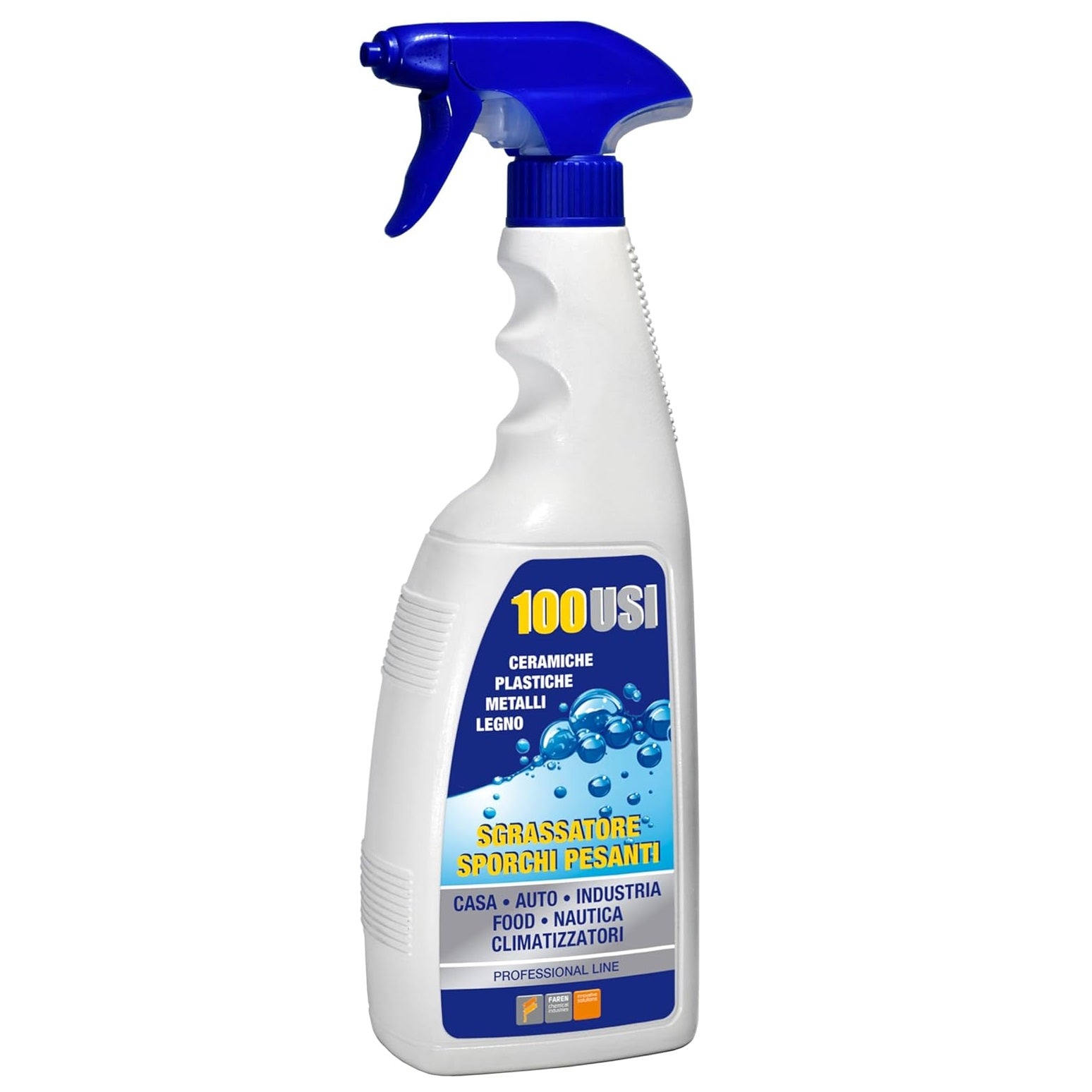 Faren 100 USES Dégraissant Multi-Usages Saleté Intense Efficace sur Toutes Surfaces 750 ml